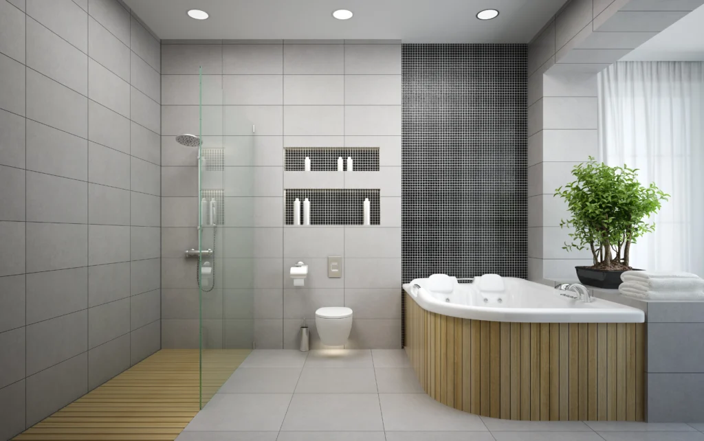 modern bathroom with bathtub and shower 2026 09 22 16 44 13 utc